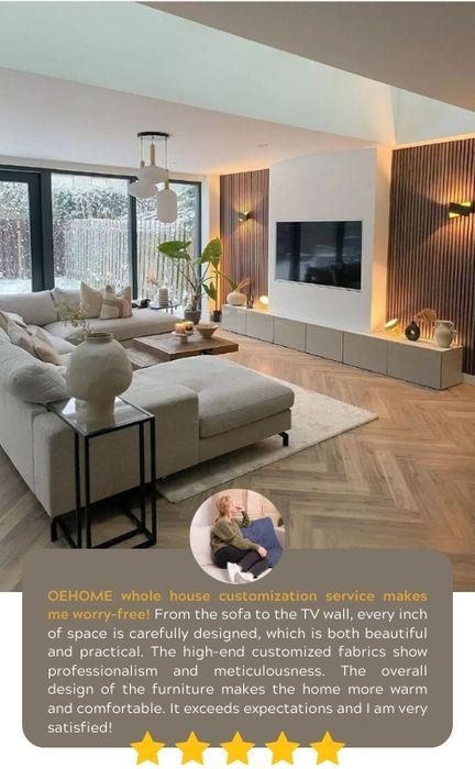 أثاث حديقة منحني لغرفة المعيشة، طقم أريكة خشبية بتصميم عصري وخيارات قابلة للتخصيص 40