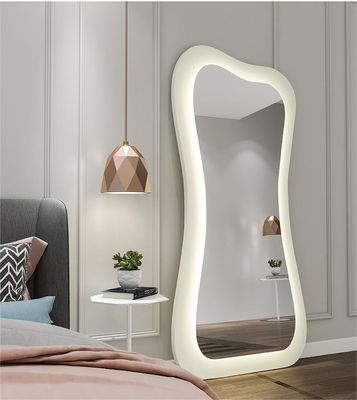 هوليوود واقفة كامل الطول مرآة أرضية XL مع ضوء LED 71x32